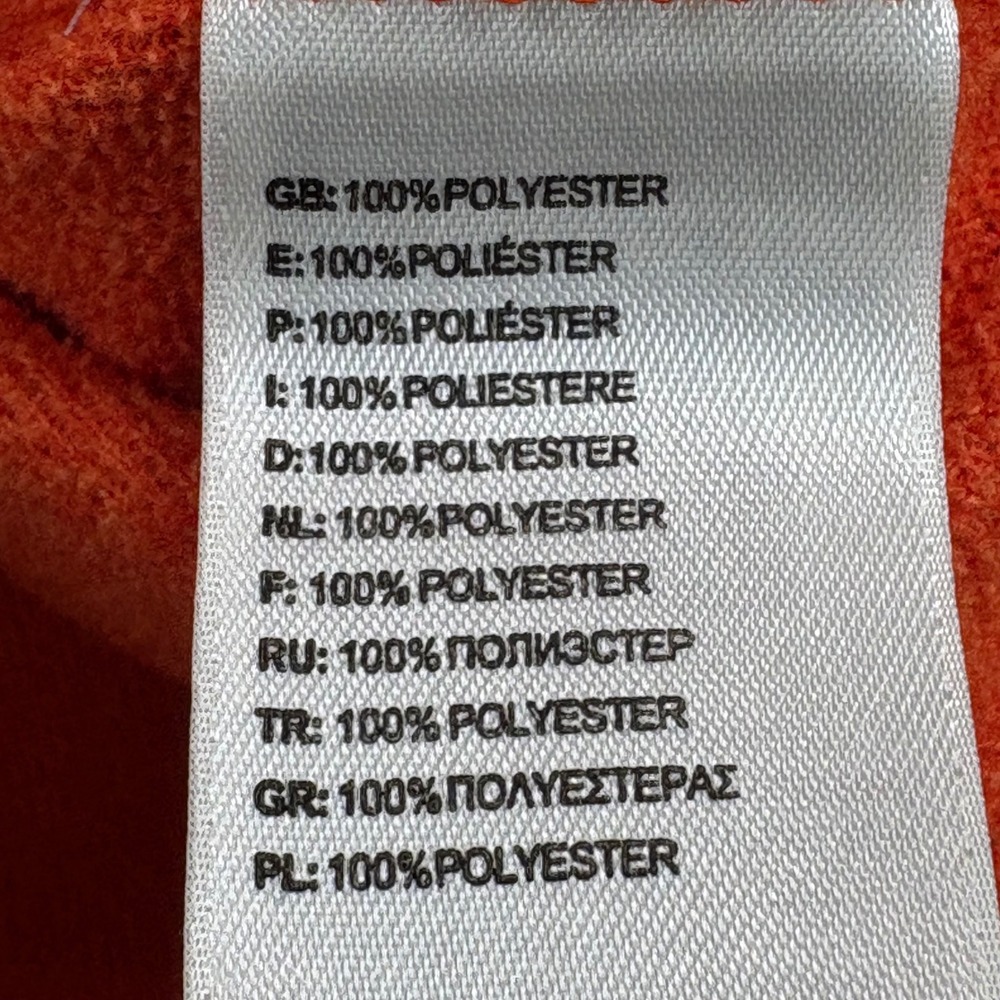 The North Face Hoodie‎ Mens Large Mountain Athletics Orange Heather Pullover - Picture 4 of 9